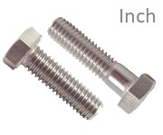 Hex Cap Screw, <span style=font-family: Arial; color: #D85906>316</span> Stainless, UNC (Coarse) Thread