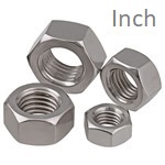 Nuts, Finished (Standard), <span style=font-family: Arial; color: #D85906>304</span> (18-8, A2) Stainless Steel