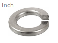 7/8", Split Lock Washer, 304 (18-8, A2) Stainless,  1 ea